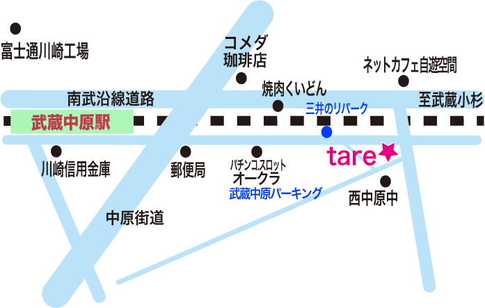 アクセス タイ古式マッサージのヒーリングスタジオタレーtare